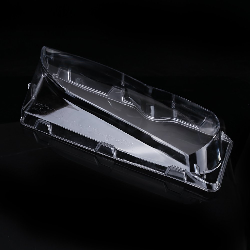Cubierta de Faro 1 Par Lente de Luz Cubierta de Faro Tapa Izquierda Derecha Molduras de Faros Lente Difusora Transparente para Serie 3 E46 2001 2002 2003 2004 2005 Facelift 63126924043