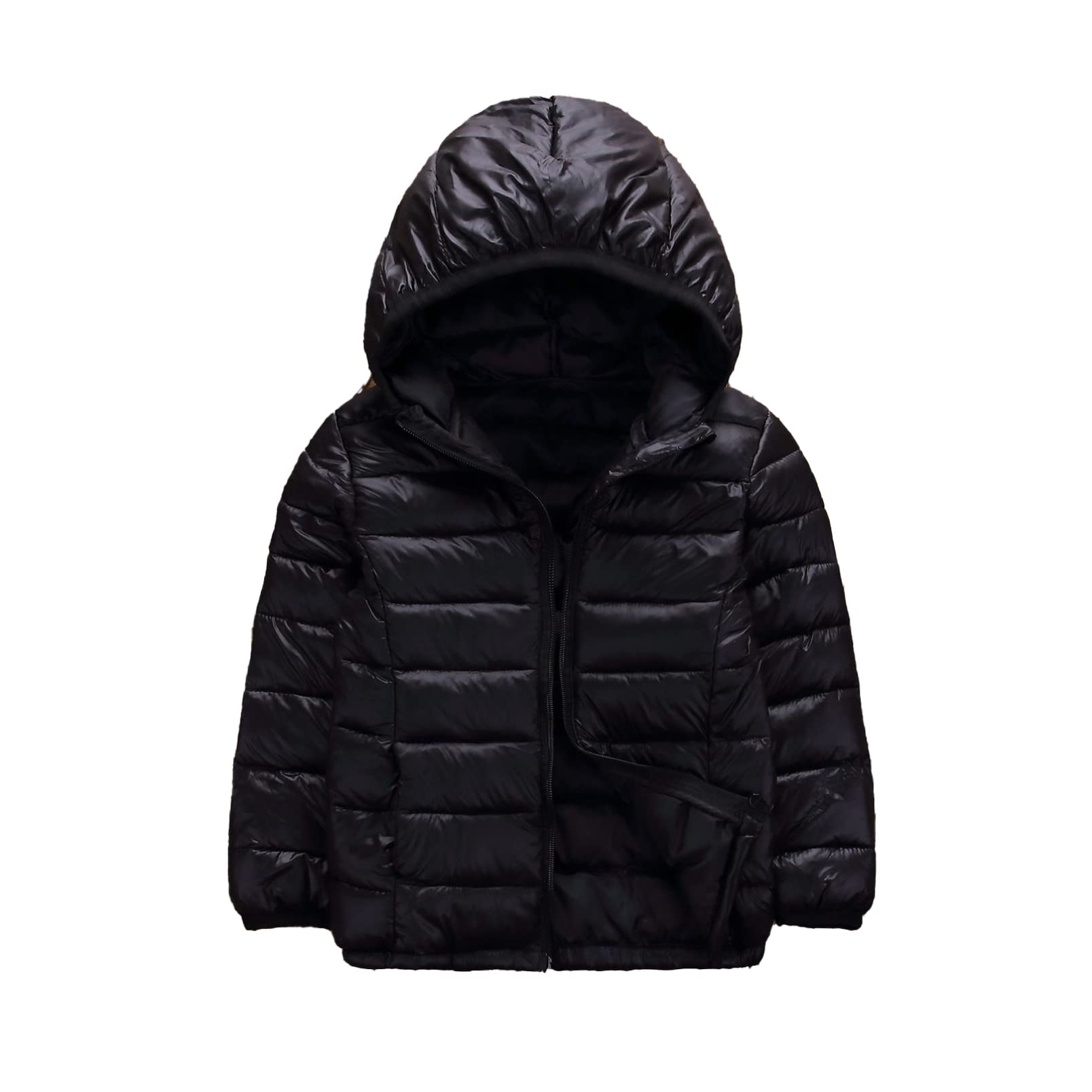 dPois Enfant Garçon Fille Doudoune Veste d'Hiver Hood Jacket Manteau à Capuche Coupe-Vent Chauds Épais Coat Automne 3-16 Ans - Taille Petit Attention