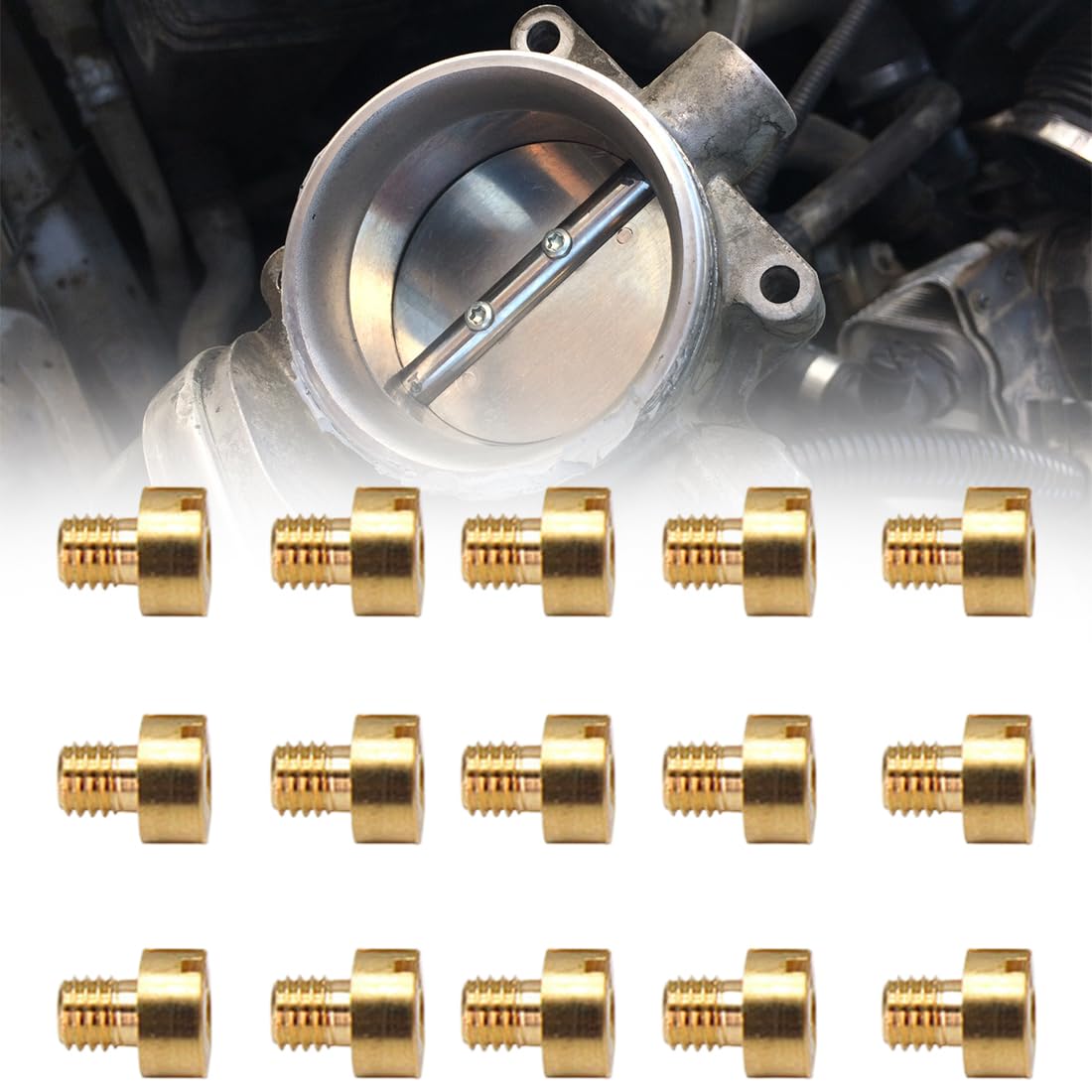 Set Ugelli Carburatore M6 Da 16 Pezzi - Per Scooter, Moto, Misure 55-130 (55,60,65,70,75,80,85,90,95,100,105,110,115,120,125,130) - Foto 8