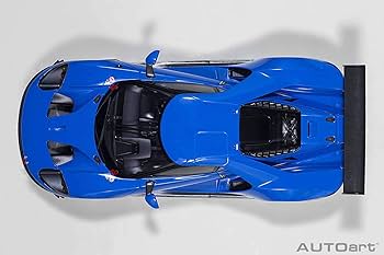Amazon.com: AUTOart Ford GT Le Mans Plain Color Version Blue