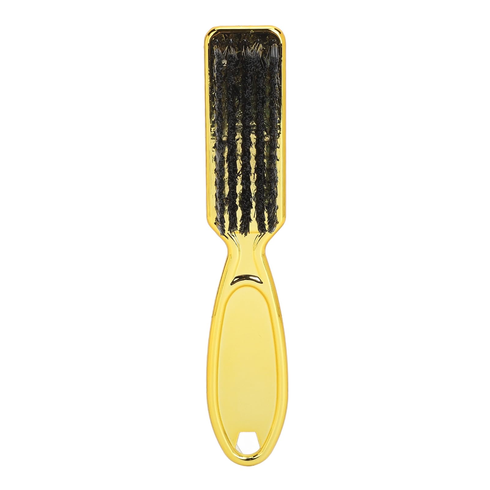 Cepillo de Peluquero para Hombres, Cepillo de Limpieza con Cerdas Reforzadas para una Depilación Eficaz para Herramientas Profesionales de Peinado, Chapado en Oro