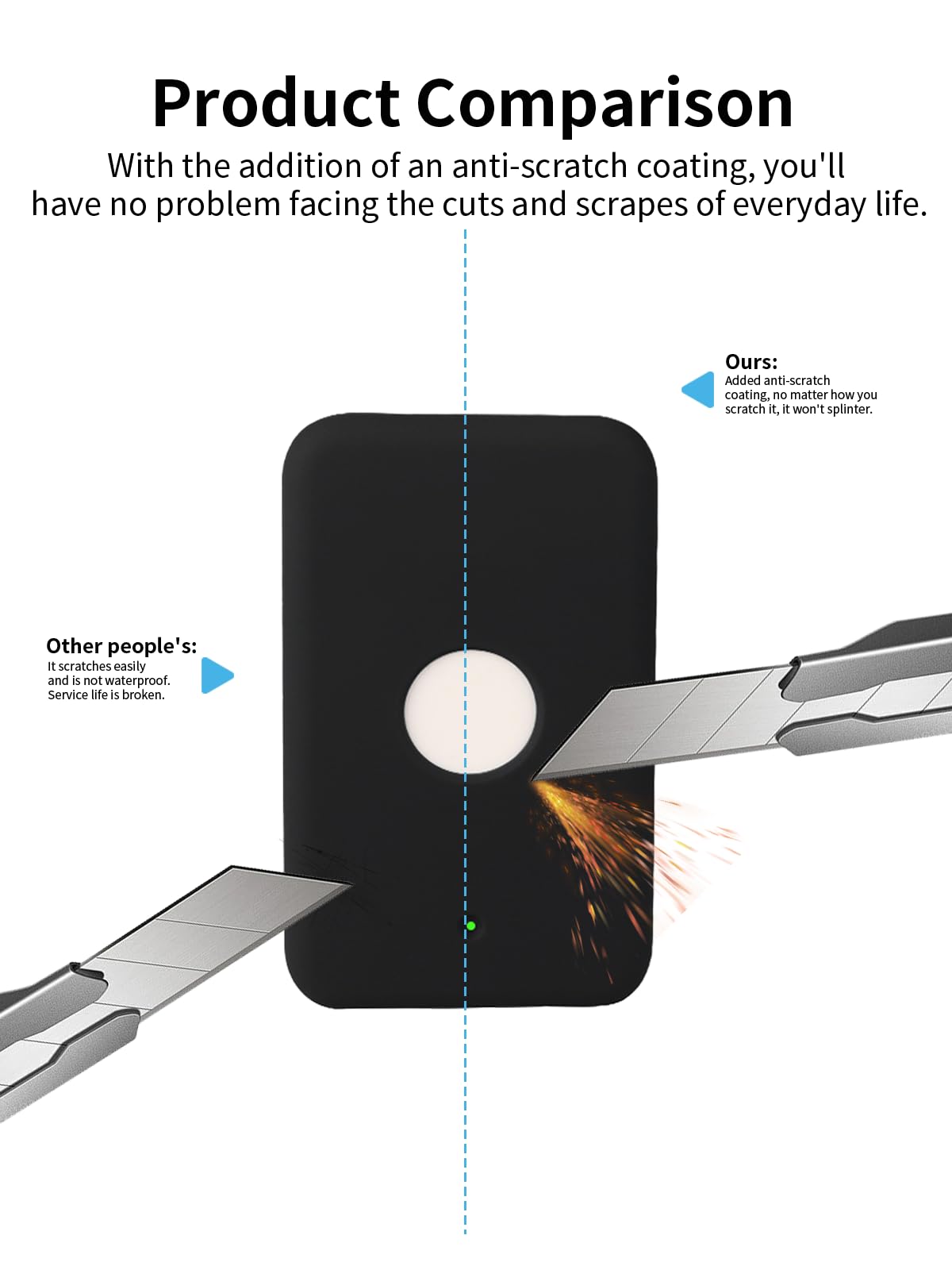 Silikonowe etui do Apple iPhone MagSafe Charger Power Bank – odporne na zarysowania, uderzenia, pyłoszczelne, przenośne, Slim Fit do ładowania magnetycznego (czarne)