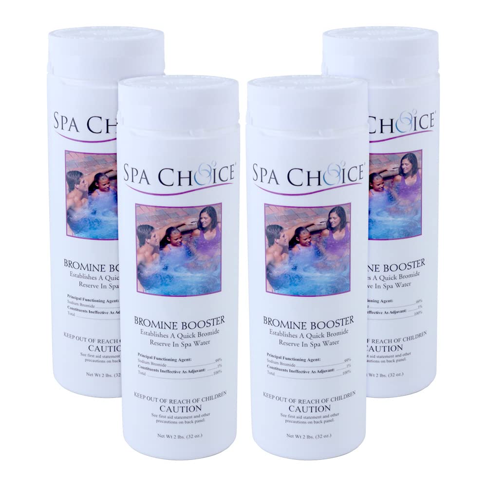 Spa Choice 472-3-8230-04 Spa und Whirlpool, Natriumbromid-Booster, 0,9 kg, 4 Stück