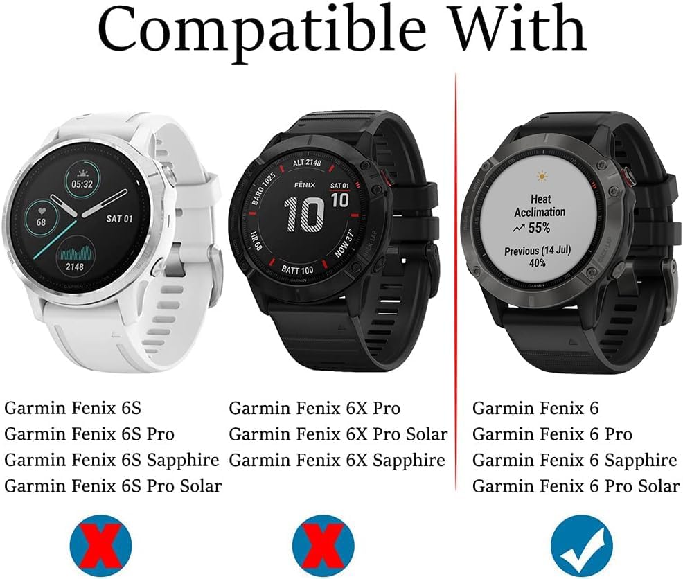 Miniatura 2 de Suoman Paquete de 2+2 protectores de pantalla de privacidad solar para Garmin Fenix 66 Pro  6 Sapphire  6 Pro, antimiradas, protector de vidrio