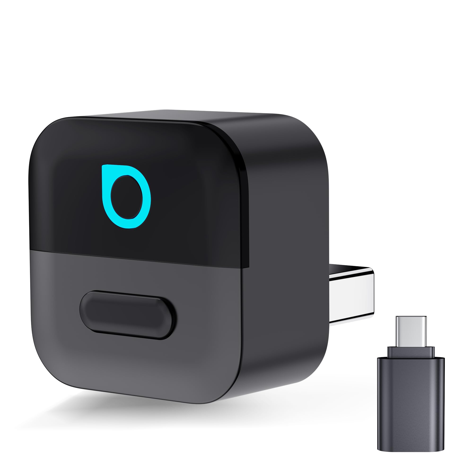 OTTOCAST Mini Pico, 2026 Adattatore Wireless 2-in-1 CarPlay & Android Auto, Cambio Dispositivo con un Tocco, Plug & Play, WiFi 6 & Bluetooth 5.4, Connessione automatica per i Phone & Android