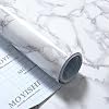 Moyishi Grey Granite Look Marble Gloss Film Vinyl Self Adhesive Counter Top Peel and Stick Wall Decal 12x79