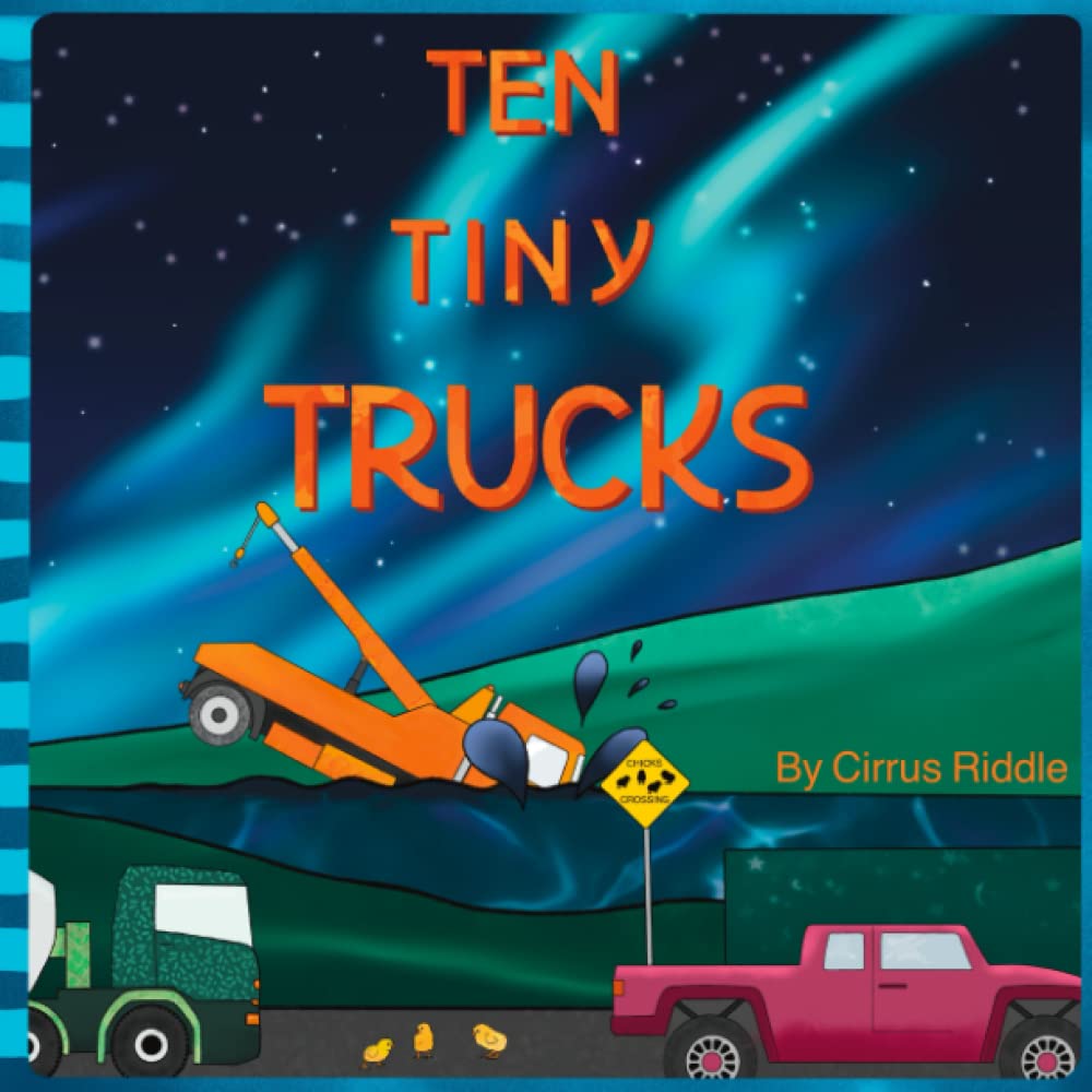 Ten Tiny Trucks: Truck Book for Three Year Old Boys:Educational Story Books for 3-6 year olds.