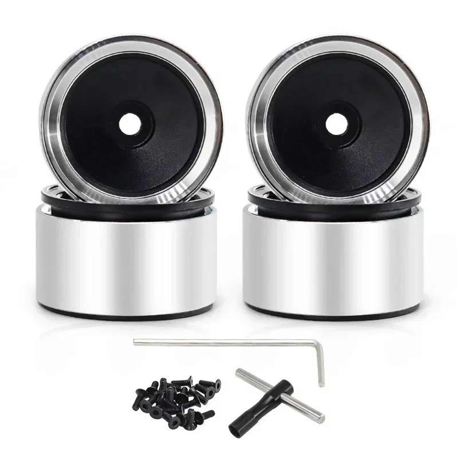 Per Trx4m Per Scx24 1/18 1/24 Rc Parti Aggiornamento Auto Ruota In Metallo Da 1,0 Pollici Lega Alluminio Veicolo Arrampicata Ricambi Modellini RC