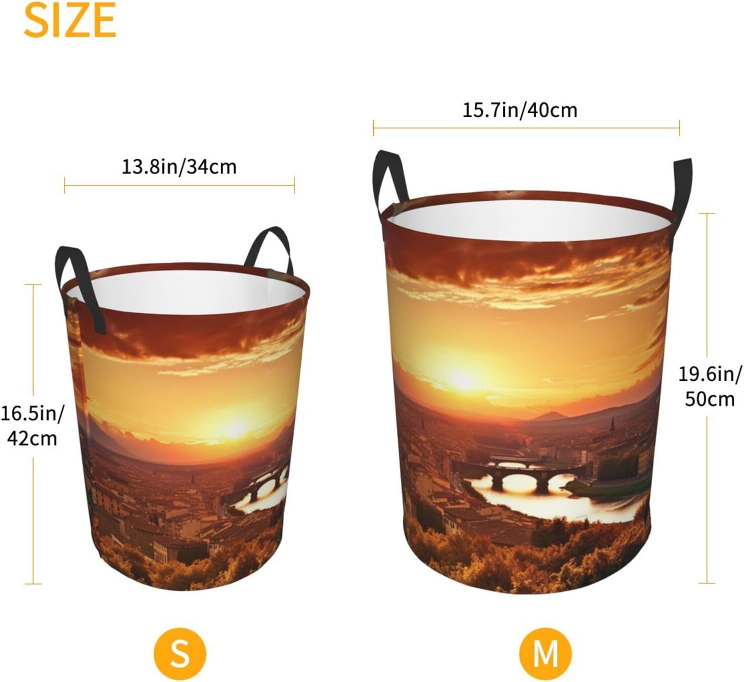 Laundry Basket With Handles Foldable Laundry Hamper Dirty Clothes Basket image 2