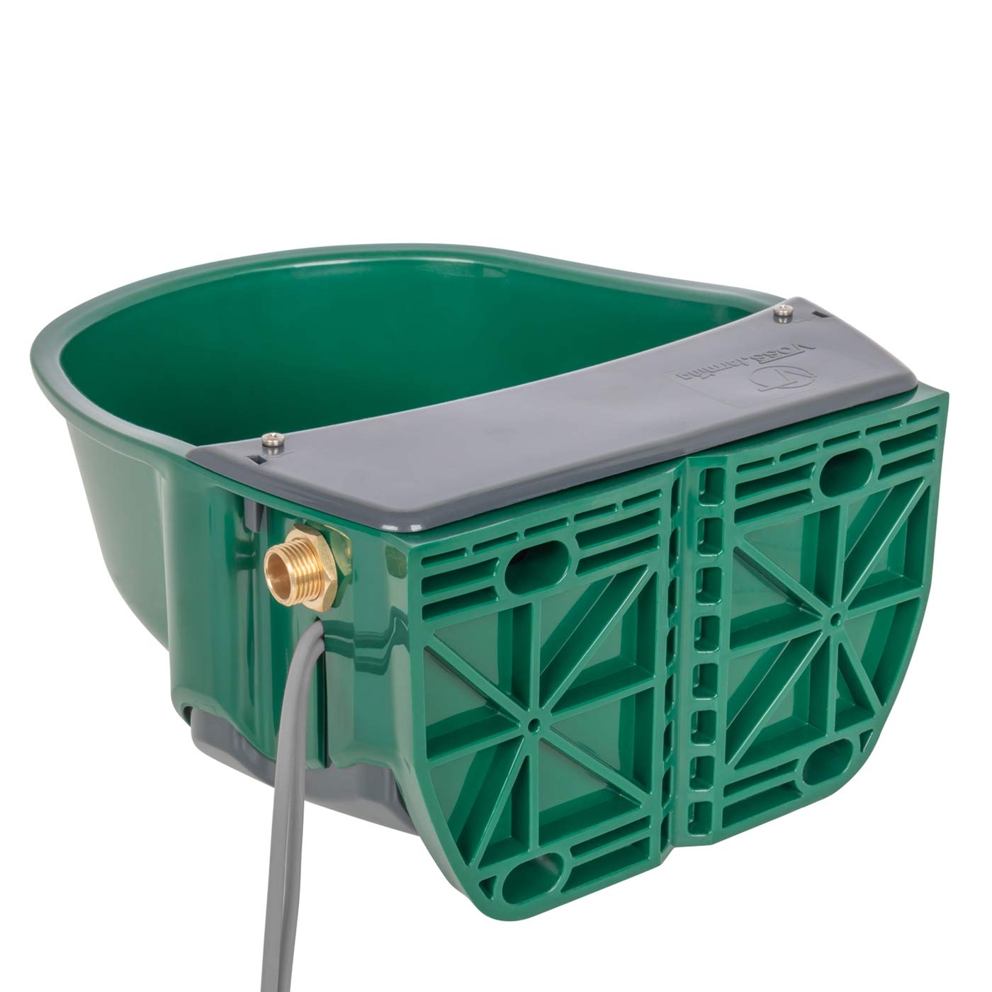 VOSS.farming beheizte Schwimmertränke Thermo S35-24V, 31 Watt, automatisches Thermostat Spezialkunststoff, Frostschutz Pferd Rinder Galloways Schafe Ziegen Hunde Tränke Selbsttränke