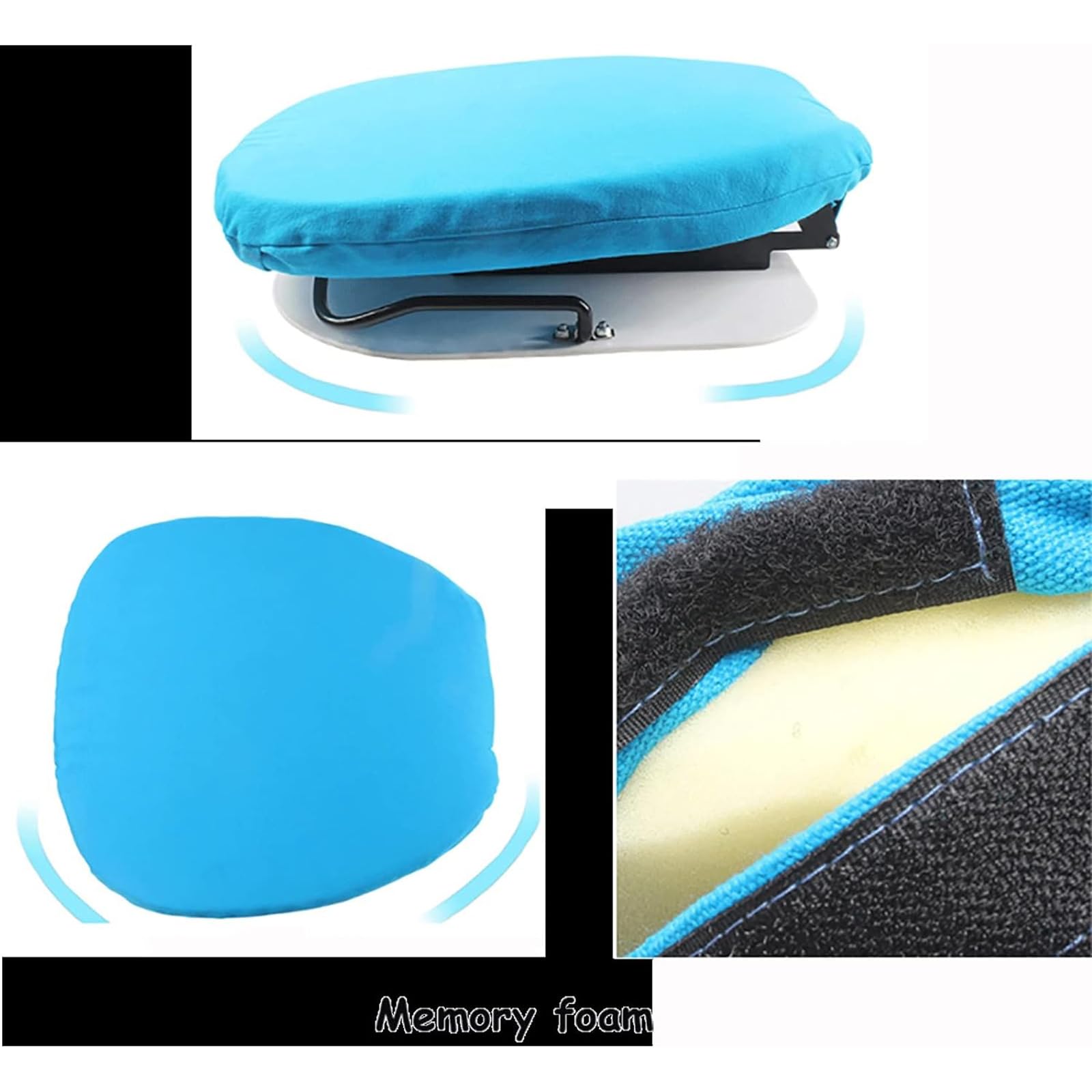 Elevador de asiento portátil, cojín de asistencia de elevación automática, funda antideslizante impermeable, cojín de silla fácil de levantar para personas mayores y discapacitados, soporta hasta 90
