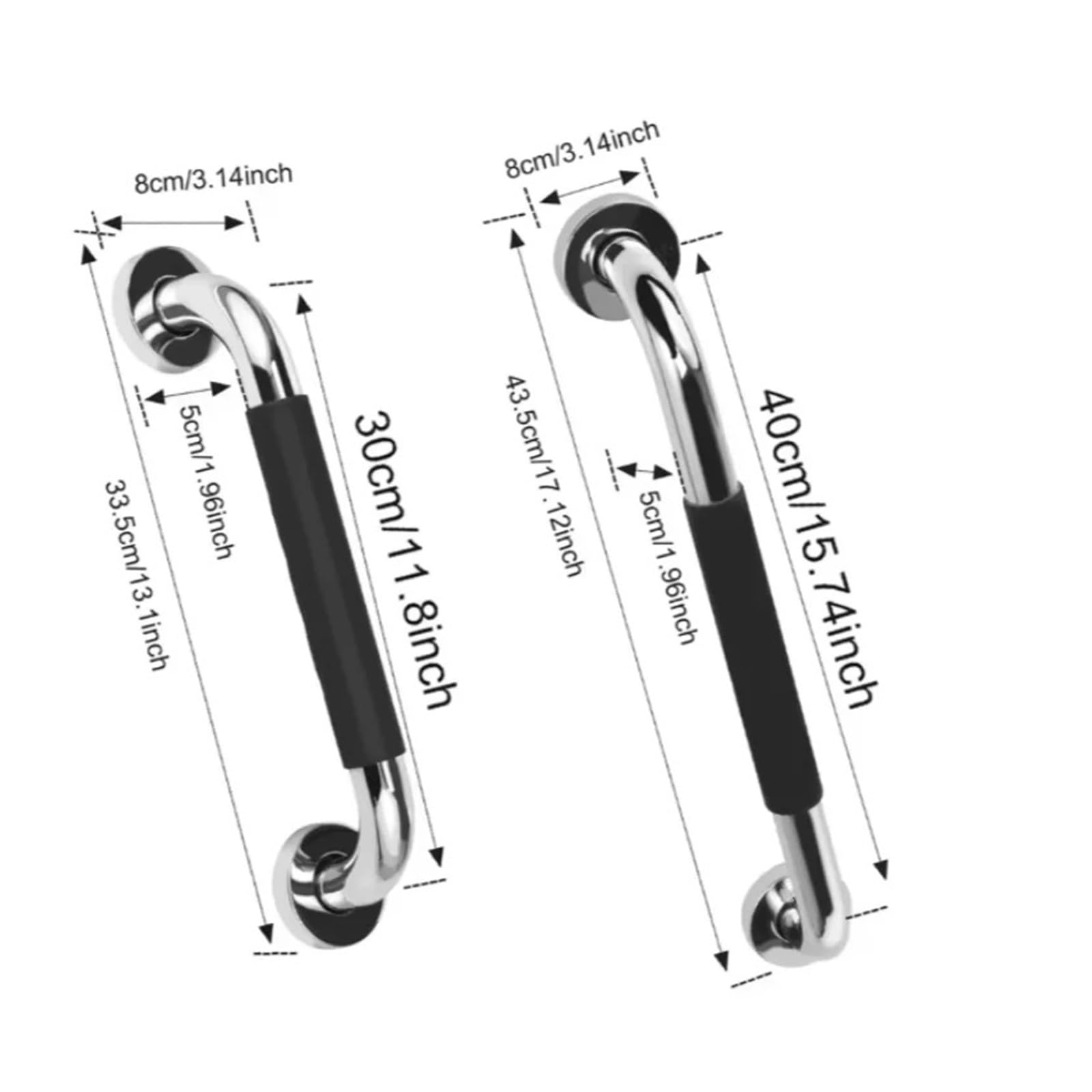 Pasamanos de baño de acero inoxidable antideslizante para evitar caídas