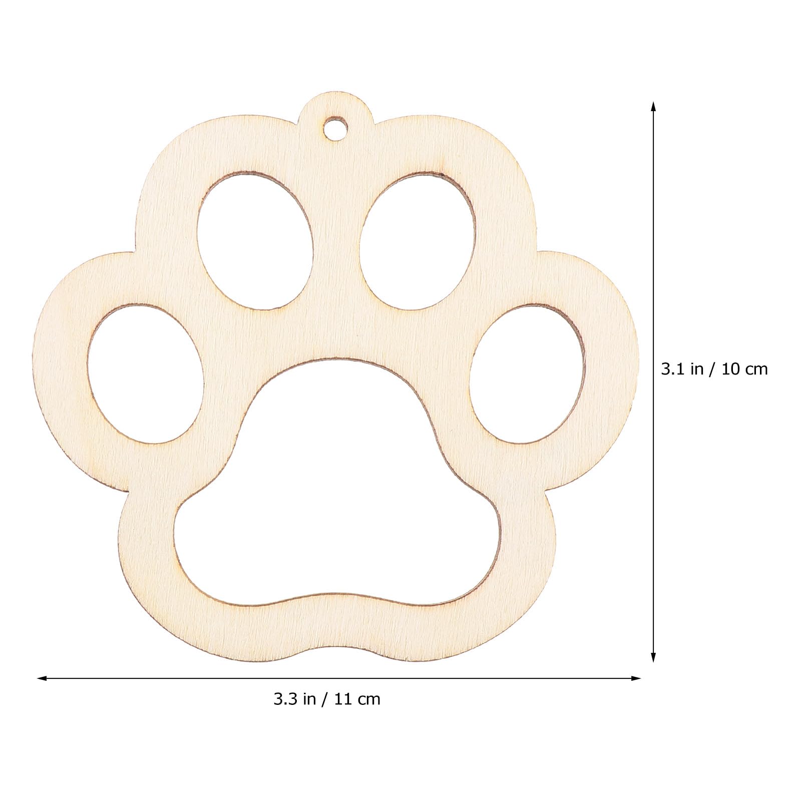FOMIYES Unbehandelte Holzscheiben zum Basteln aus Naturholz Runde Holzstücke mit 10cm Durchmesser für Hochzeits und Weihnachtsdekoration