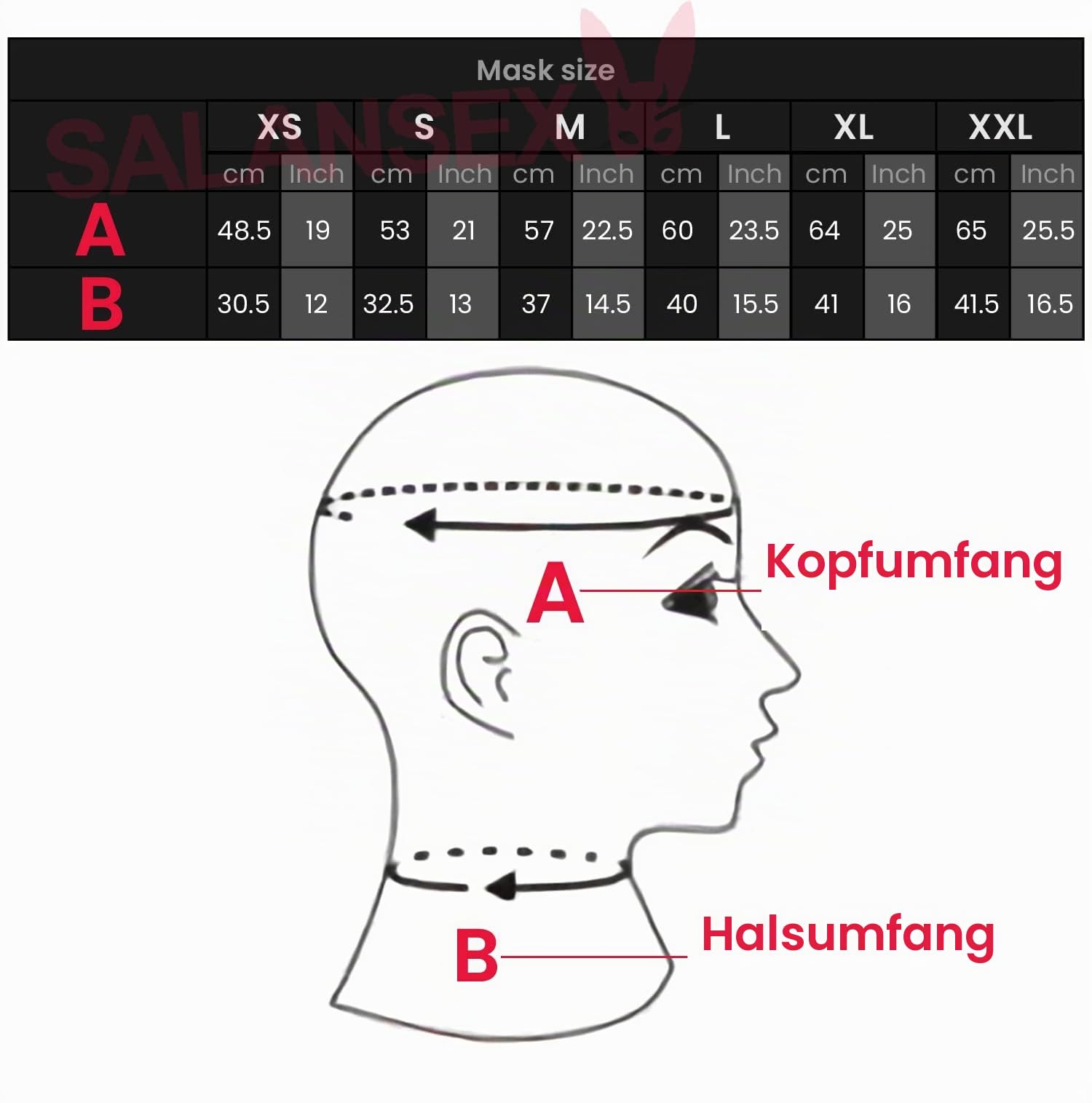 Latex Vollgesichtsmaske Roter Mund, erotische restriktive BDSM, SM Gesichtsmaske für Bondage Cosplay Party, Geburtstagsgeschenk