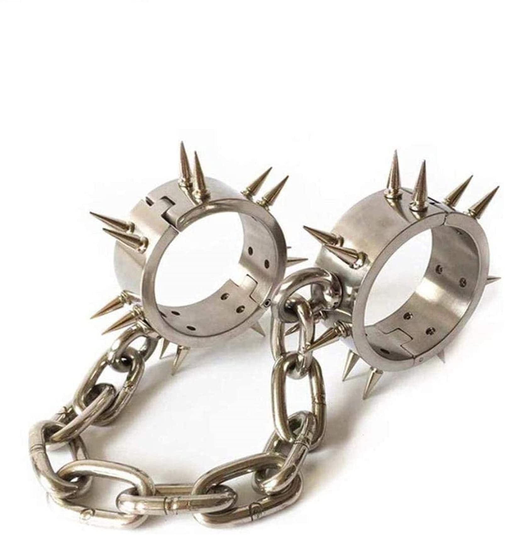 WTGWDA Menottes à chaîne en métal, verrouillage furtif, contraintes de poignet, BDSM, jouets sexuels de Bondage for Couples, femmes et hommes, jeu sexuel(Weiblich)