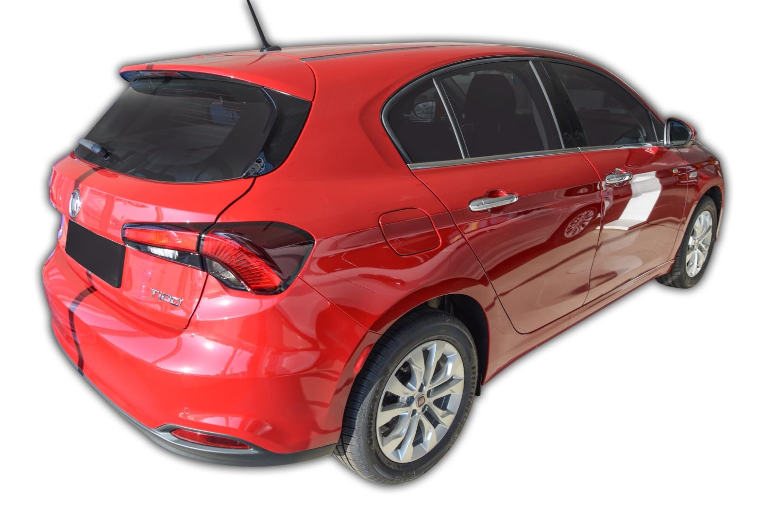 SCOUTT Tapis De Coffre sur Mesure pour Fiat Tipo 5P. Berlina Depuis 2015, Noir, Antidérapant, Bord Haut, Toutes Saisons