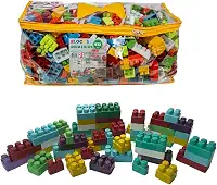 Blocos de Montar Didáticos 512 peças Casa Brinq