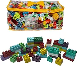 Blocos de Montar Didáticos 512 peças Casa Brinq