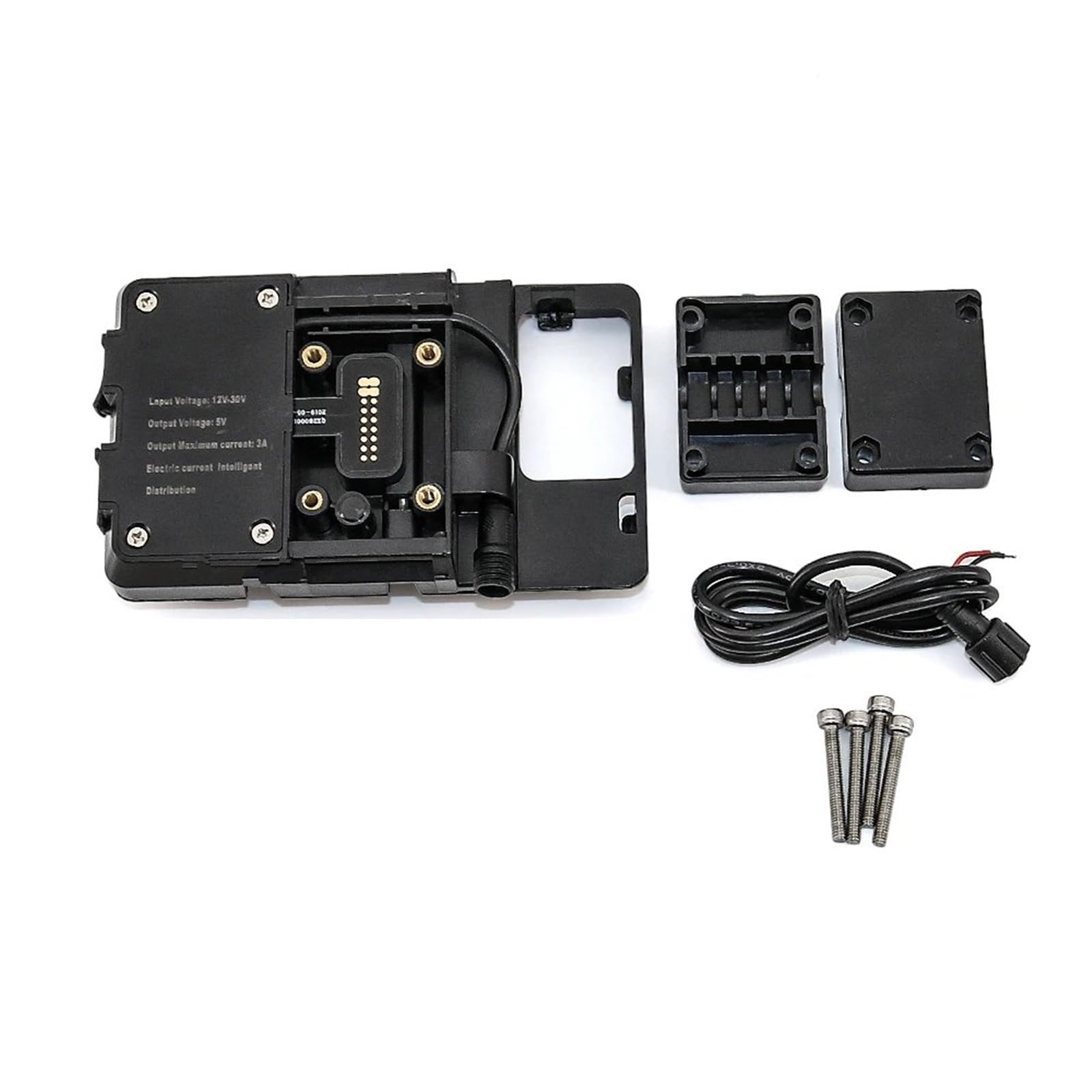 FFOCCO Porte Telephone Moto pour BMW R 18 R18 R 18 2020 2021-moto GPS Téléphone Intelligent Guidon Navigation GPS Plaque Support Adaptateur Support Support Téléphone Moto(Phone Holder)