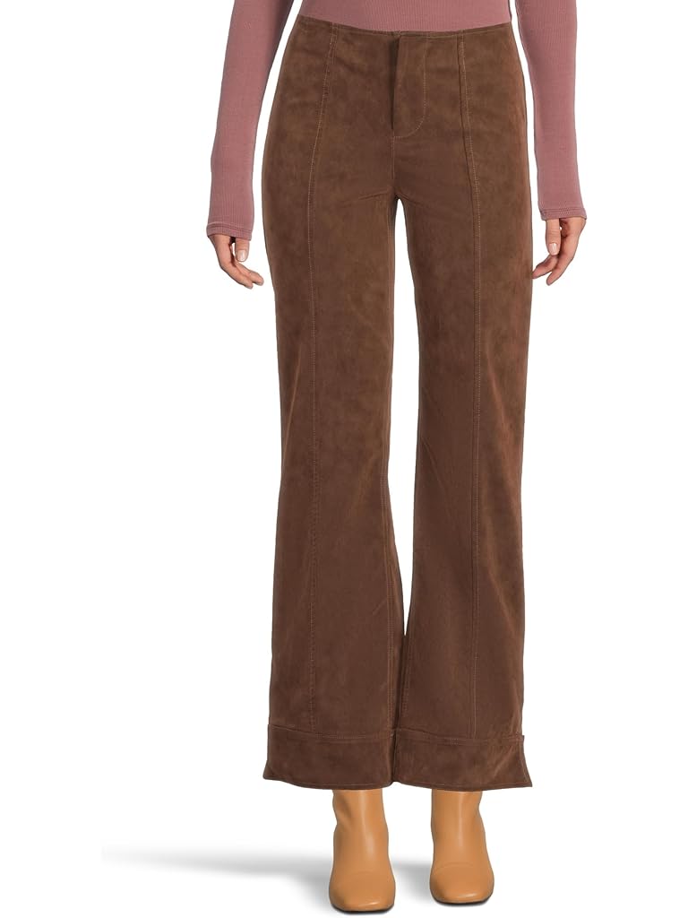 Purple Free People Glow Up Pant Suede