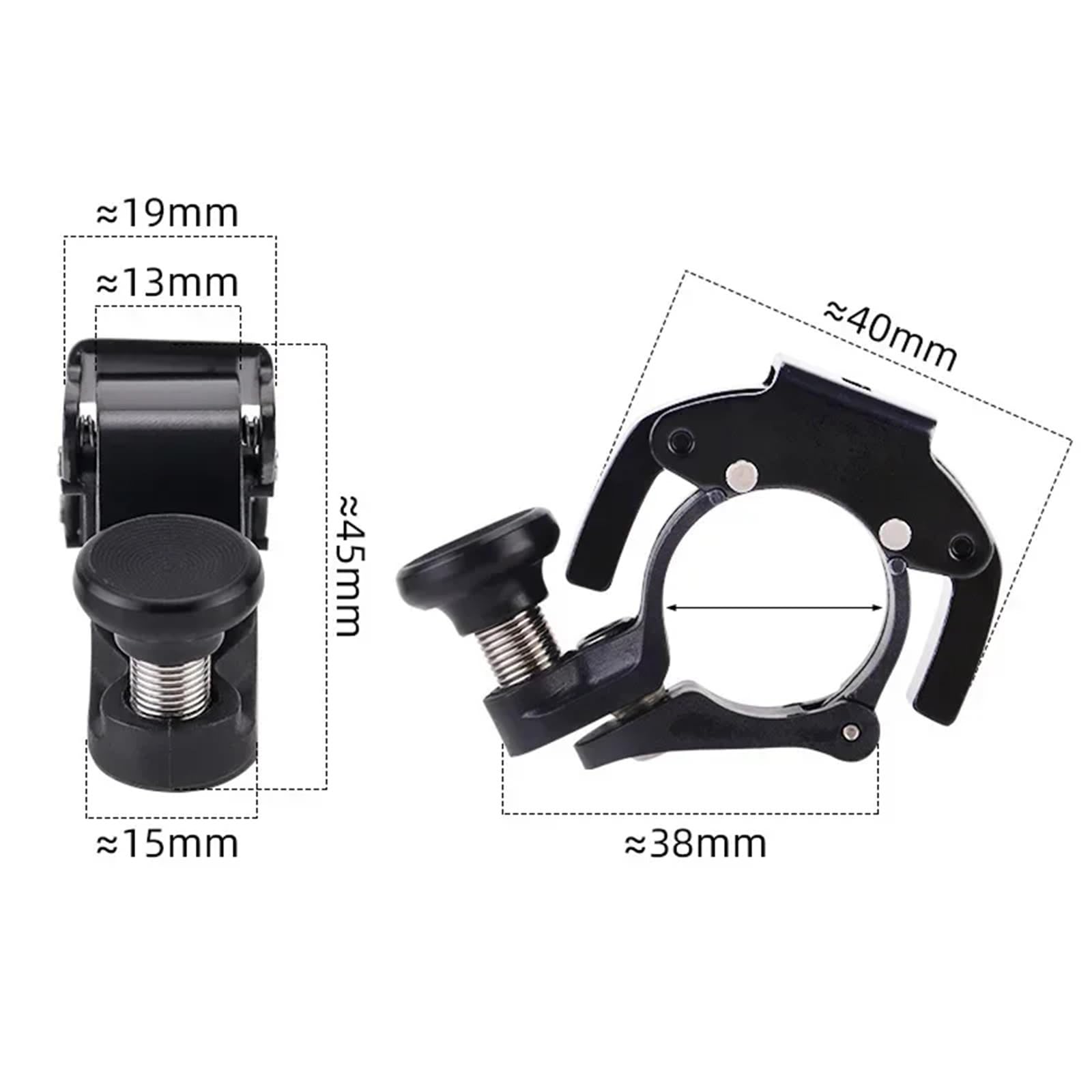 Campanello per bicicletta 8 pezzi in acciaio inox anello per bicicletta MTB Ciclismo Horn Bike Bell Manubrio Sound Horn per la sicurezza della bicicletta Accessori per bici elettriche