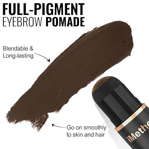 Miniatura 5 de iMethod Kit de sellos de cejas y plantillas de cejas kit de modelado y sello de cejas para cejas perfectas kit de moldeo de cejas de larga duración