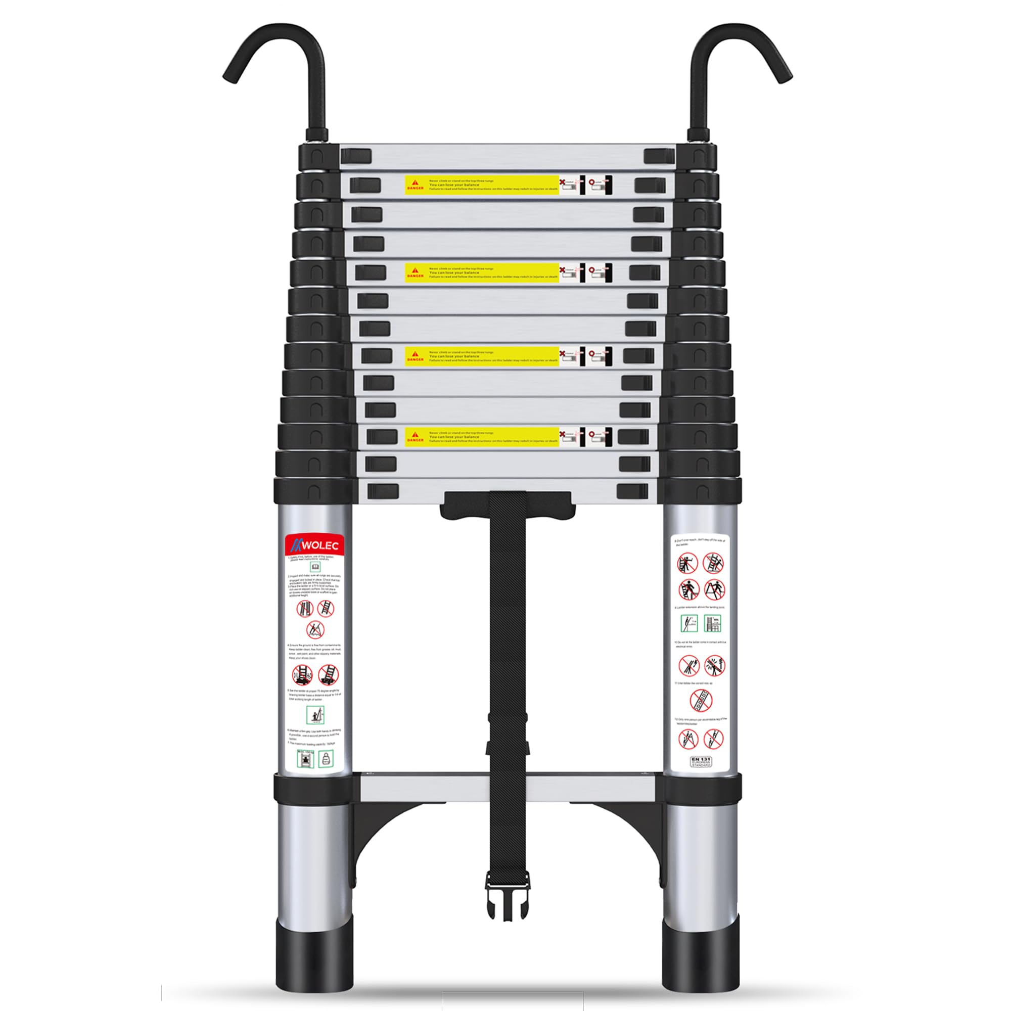 Wolec Telescoping 12.5 Ft Ladder