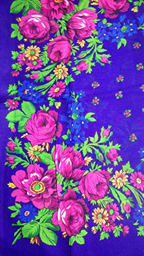 Traditional Polish Folk Head Scarf - Classy Floral Collection2