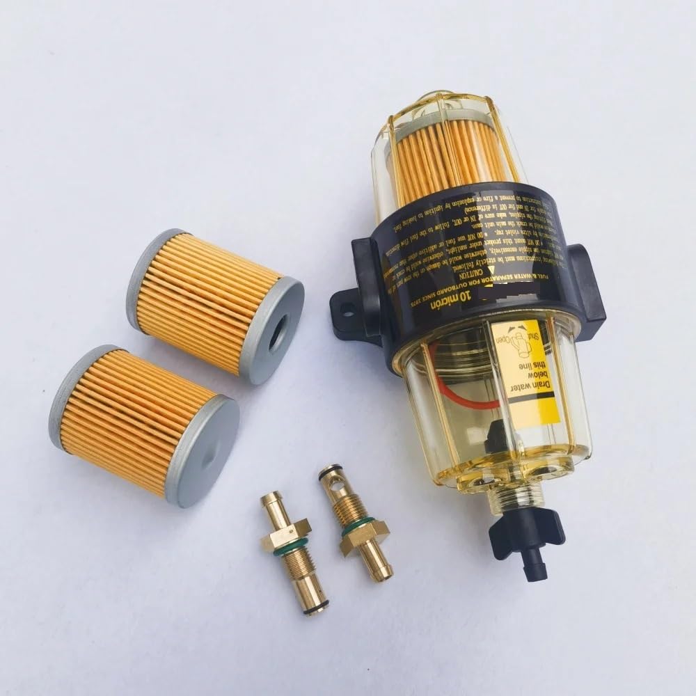 Filtro De Diésel para Coche Uf-10K Elemento De Filtro De Combustible Separador De Agua Conjunto Uf10K Compatible con Honda Fit para Filtro De Combustible Yamaha
