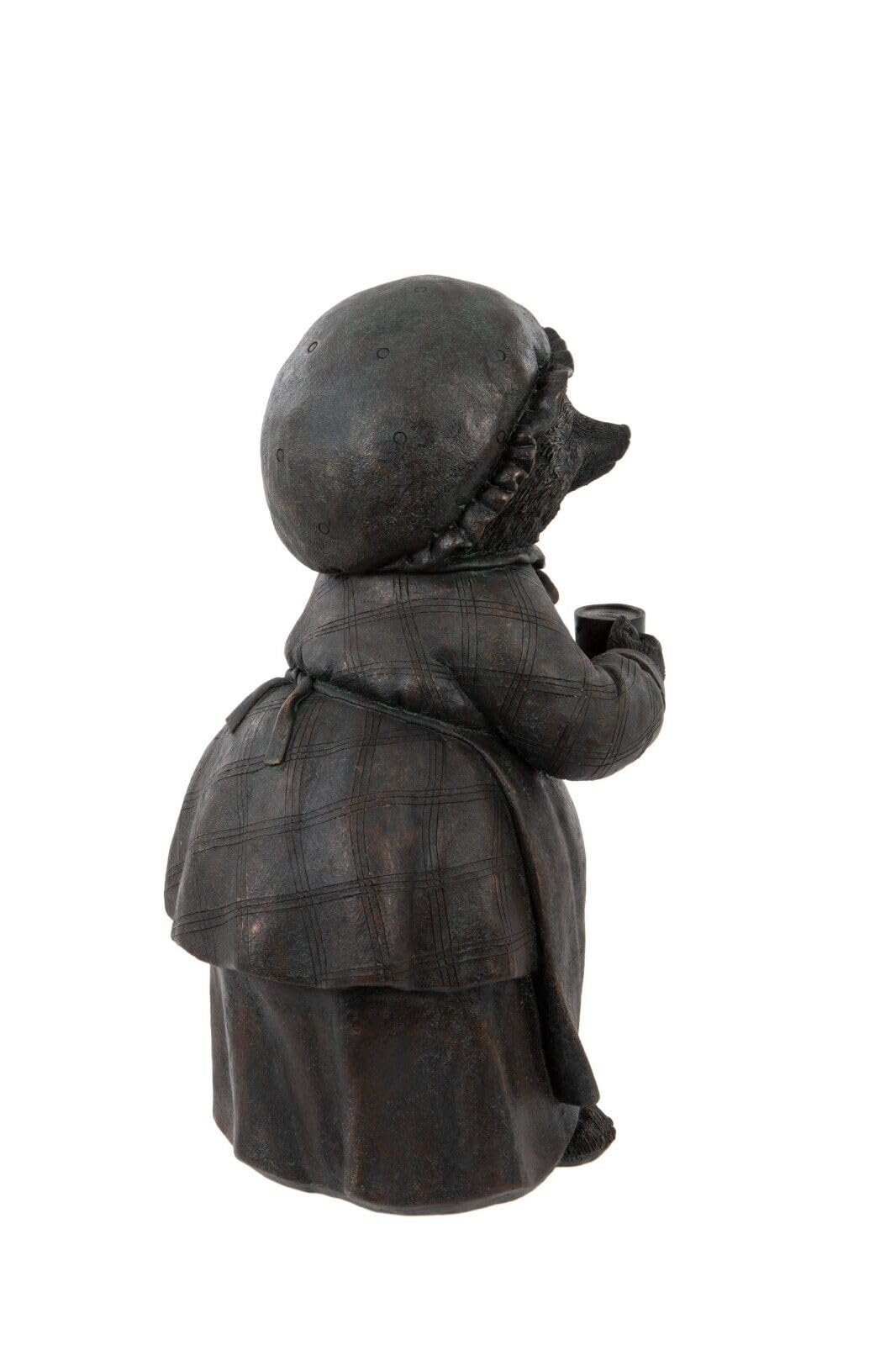 Mrs Hedgehog duża statuetka z żywicy, ozdoba do domowego ogrodu, Piotruś Królik Dekoracja Zwierzę