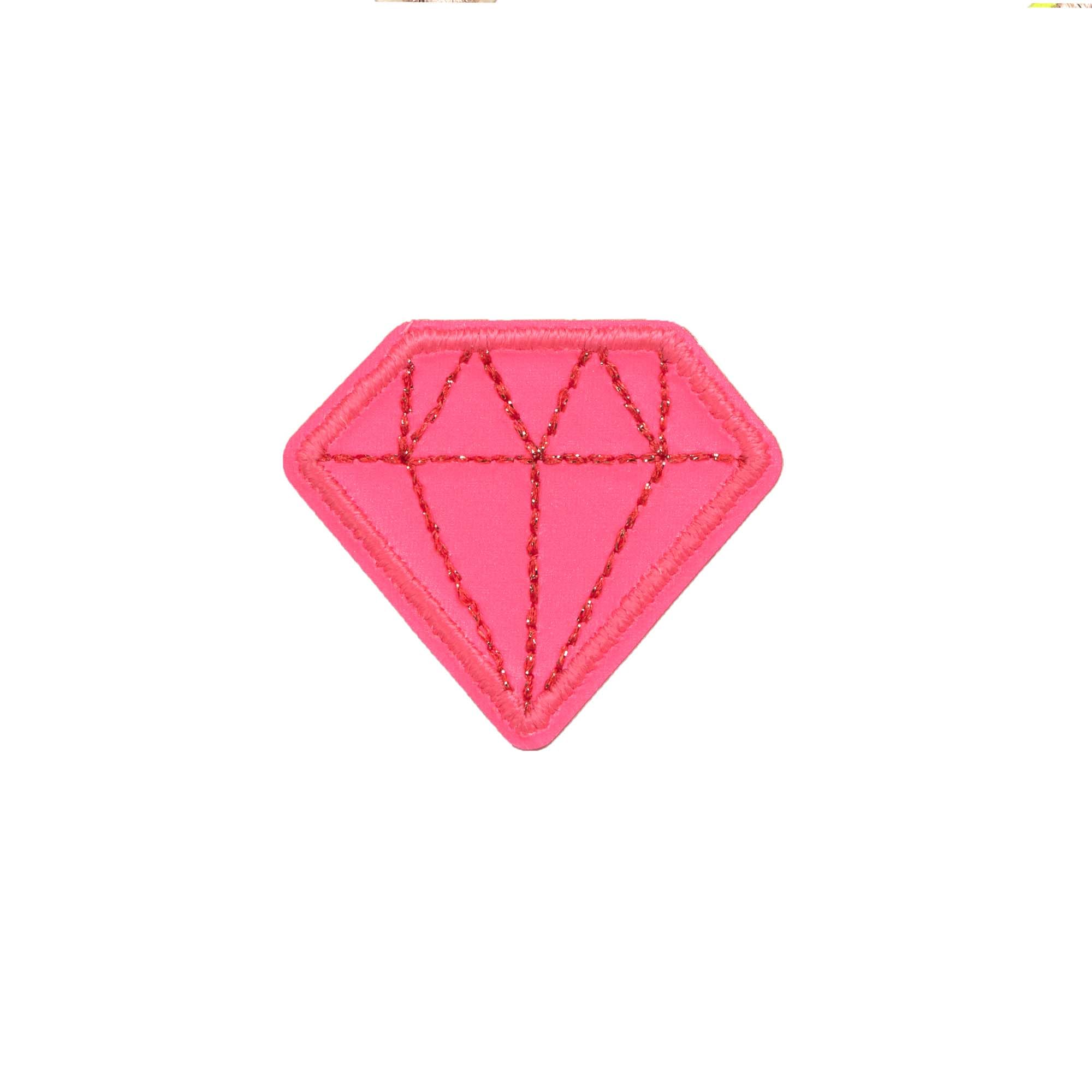LÄSSIG Naklejki tekstylne samoprzylepne (3 szt.), Bold Match Textile Sticker Diamant, diament, Naklejki tekstylne