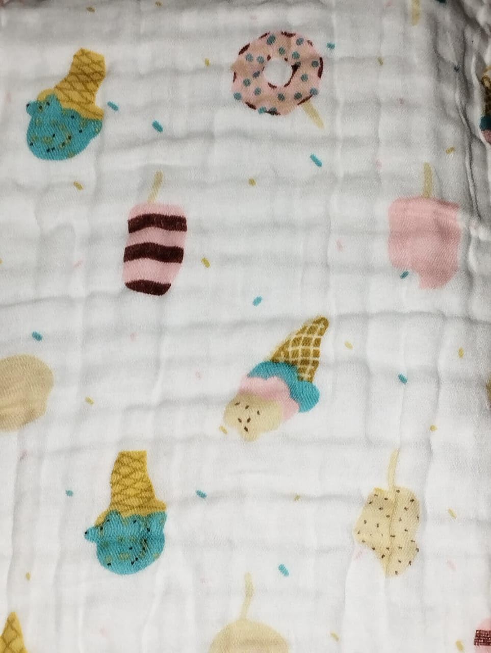6-Layer Muslin Baby Burp Towel - Sweet Tooth_Design (27x50 CM) | (Pack of 4)_Duplicate-image-42