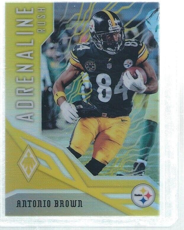 Antonio Brown 2018 Panini Phoenix Adrenaline Rush Prizm #d 9/25 - Football Cards