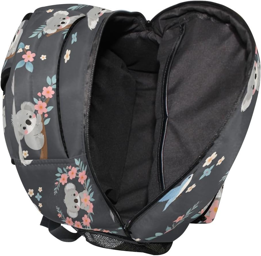 School Backpacks Flower Horse Student Backpack Big For Girls Kids Elementary School Shoulder Bag Bookbag