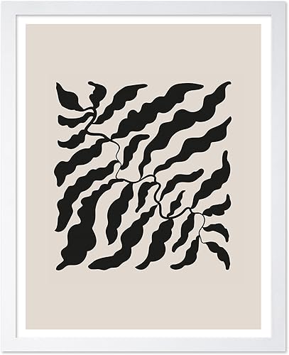 Miniatura 82 de Monem Art - Póster de formas aleatorias, impresión geométrica retro, arte abstracto, arte moderno de mediados de siglo, arte en blanco y negro, arte