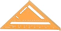 Vista 9 de ViaGasaFamido Pequeño carpintero cuadrado Rafter transportador cuadrado regla triangular aleación de aluminio diseño cuadrado herramienta