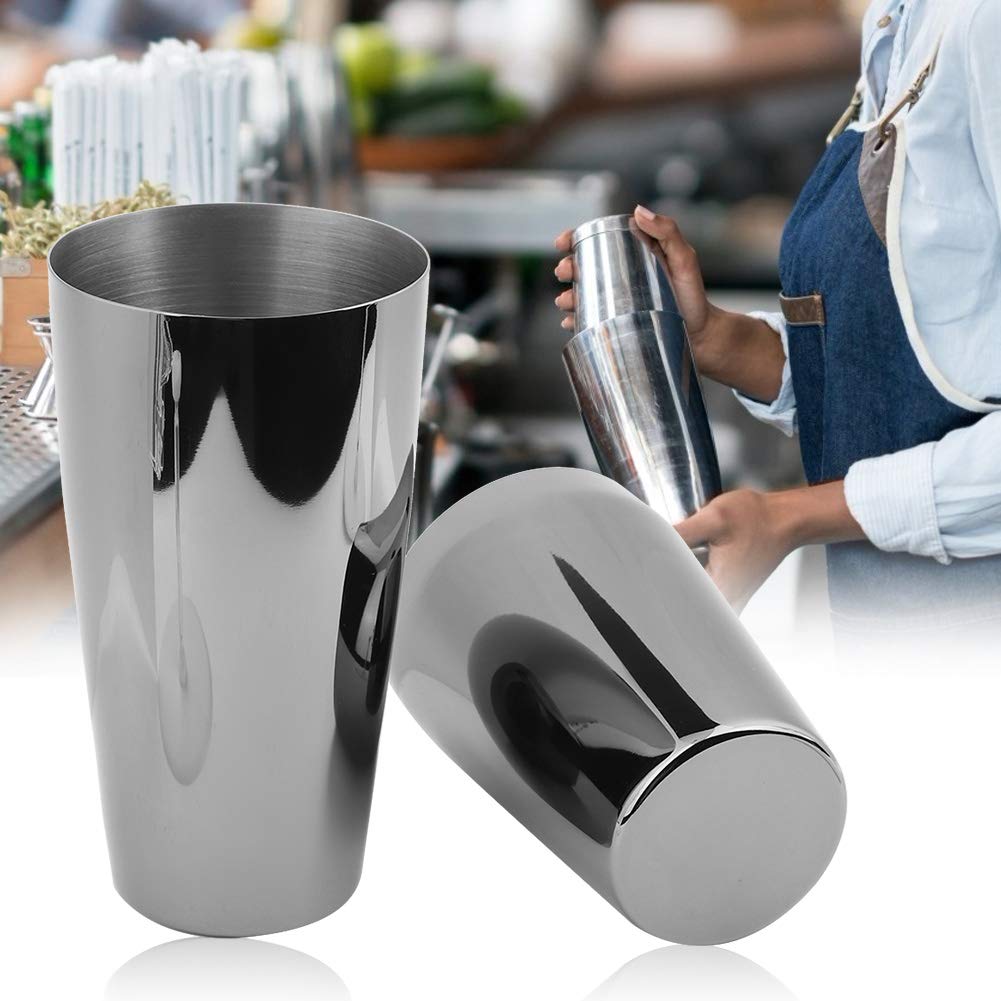 Coctelera Boston de acero inoxidable, herramienta de barman para mezclar bebidas, para bares domésticos