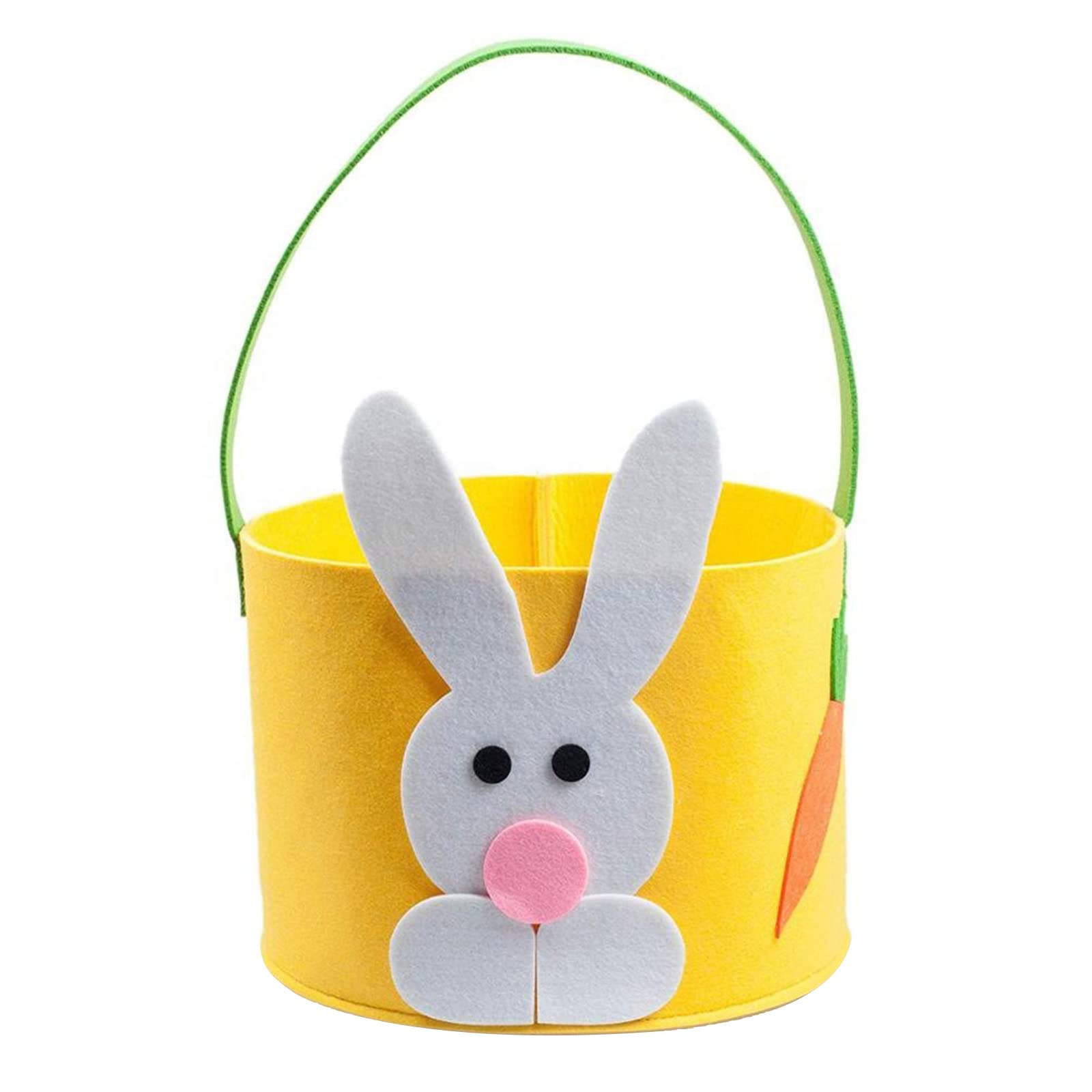 NEWFT Easter Basket for Easter Bucket Bags Easter Eggs Bags Candy Gifts Storage Easter Decorations
