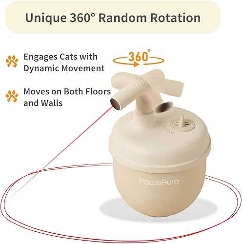 Miniatura 2 de MayMaw Juguetes para gatos, juguete láser para gatos, juguetes automáticos para gatitos, adoptan un diseño de vaso, juguetes para gatos de interior,