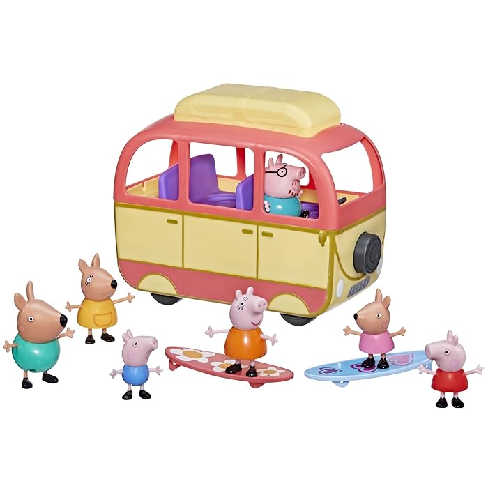 Buy Peppa Pig Peppa Visits Australia Campervan Vehicle Preschool Toy