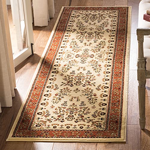 Safavieh Lyndhurst Runner Rug Ivory & Rust