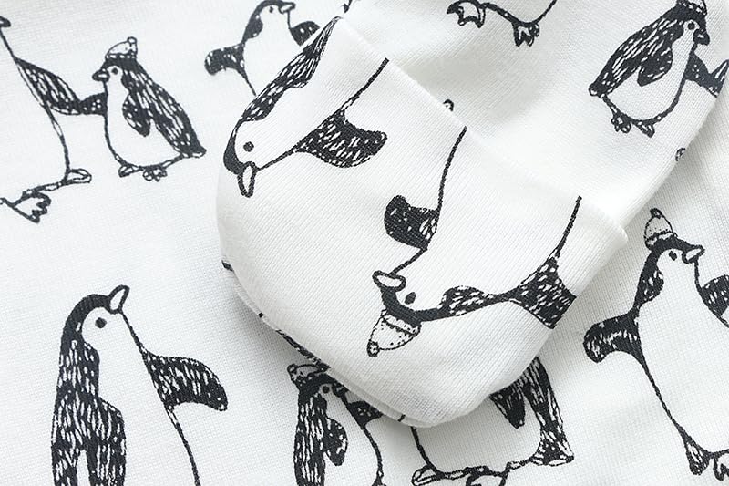 Image of O2 BABY 100% Organic Cotton Kimono Gown with Mittens & Fold-Over Pouch