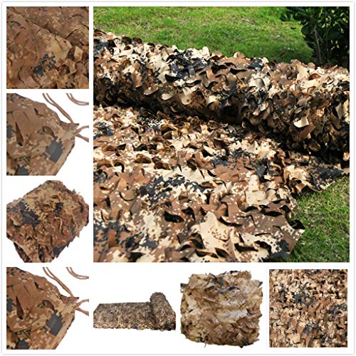 Tarnnetz Bundeswehr Braun Camouflage Netz Camo Netz Markisen für Camping verstecken Jagd Tarnzelt Tarnung Sonnenschirm…