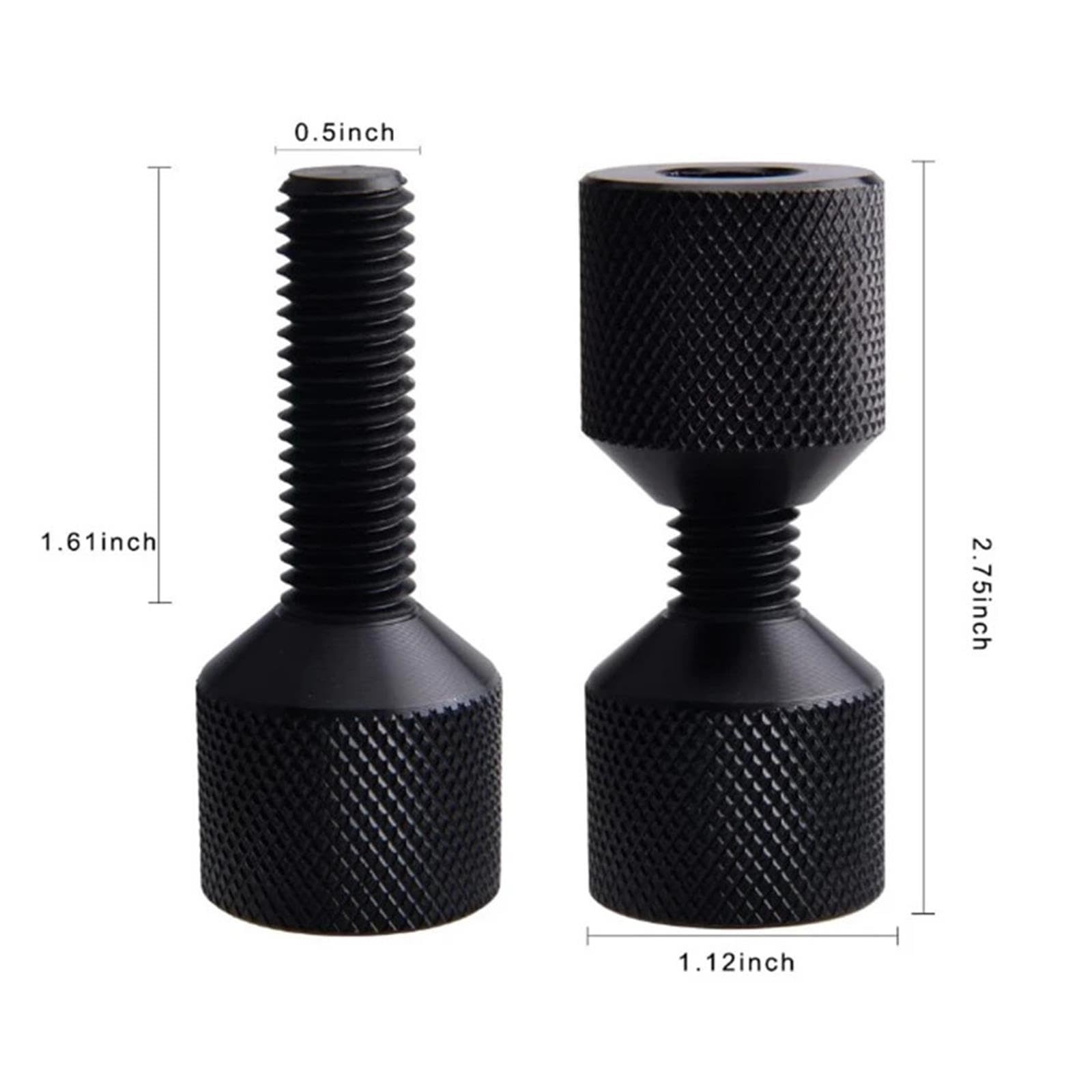 Set di perni a due fori in alluminio da 1-1/8"