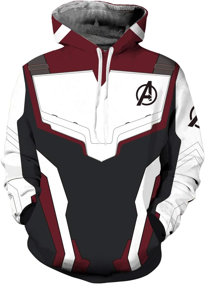 WKDFOREVER 3D Captain Fashion Cosplay Hoodie Jacket Costume (XX-Large, A 4 Hoodie)