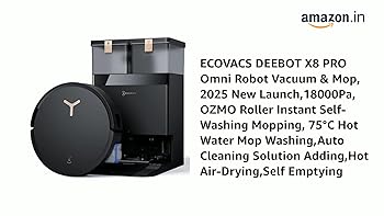 ECOVACS DEEBOT X8 PRO Omni 2 in 1 Robot Vacuum Cleaner & Mop,2025