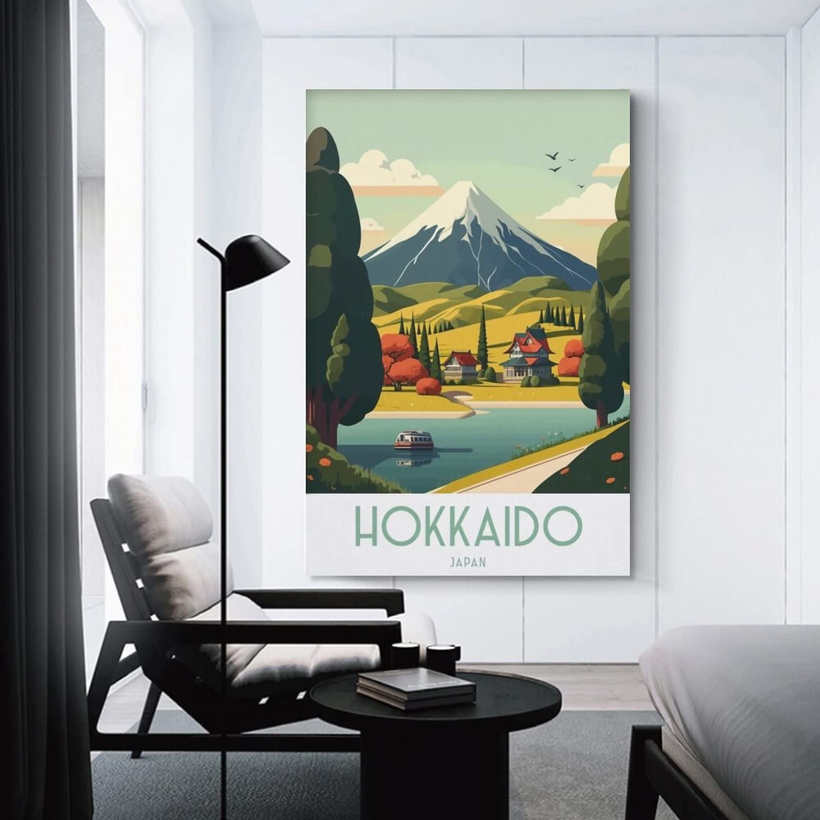 Amazon.com: Hokkaido Japan Vintage Travel Posters Tree Wall Art