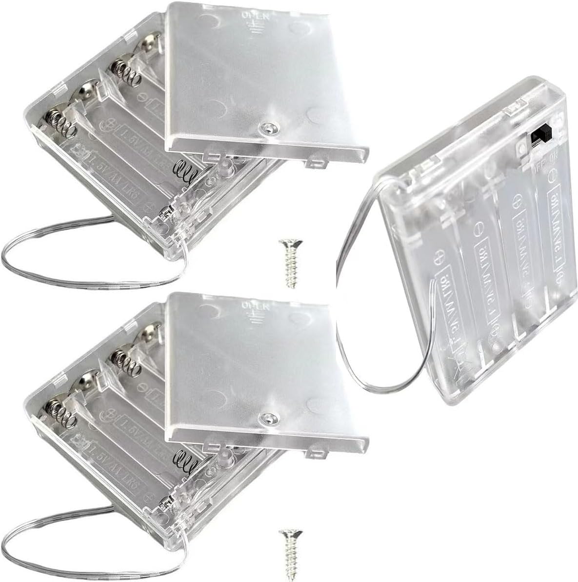 Cellular Battery String Amazon.com: BKAEIMSTWR 4 x AA LED String Battery Holder and Screws, 4 ...