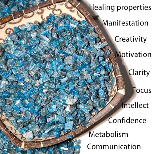 Image of Apatite Crystal Chips Bulk 1lb, 900+ Pieces, 5-8mm Natural Gemstones