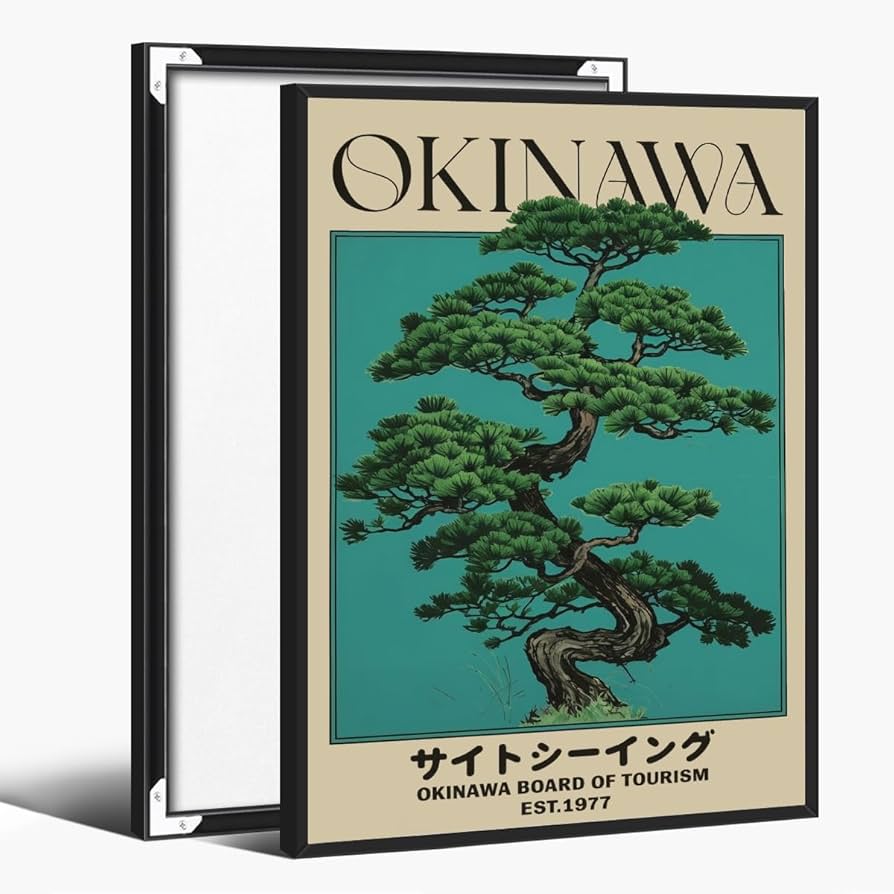 Amazon.com: Retro Okinawa Sightseeing Travel Poster Japanese